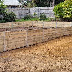 Double Retaining Wall