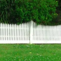 Feature Scalloped Picket Fence